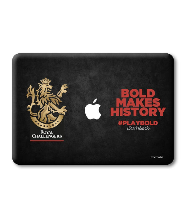 Bold Makes History - Skins for Macbook Pro Retina 15"By Sleeky India, Laptop skins, laptop wraps, Macbook Skins