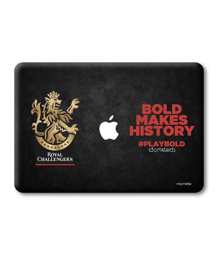 Bold Makes History - Skins for Macbook Pro Retina 15"By Sleeky India, Laptop skins, laptop wraps, Macbook Skins