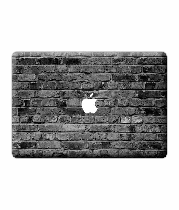 Bricks Black - Skins for Macbook Air 13" (2012-2017)By Sleeky India, Laptop skins, laptop wraps, Macbook Skins