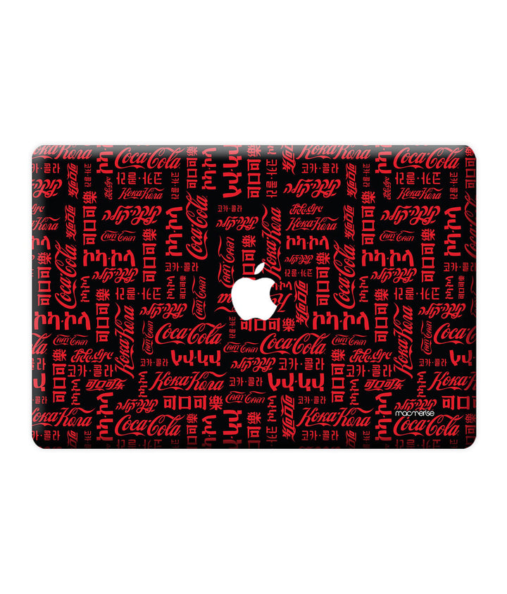 Coke Script - Skins for Macbook Air 13" (2012-2017)By Sleeky India, Laptop skins, laptop wraps, Macbook Skins