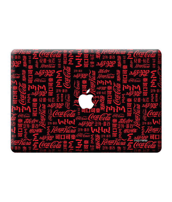 Coke Script - Skins for Macbook Pro Retina 15"By Sleeky India, Laptop skins, laptop wraps, Macbook Skins