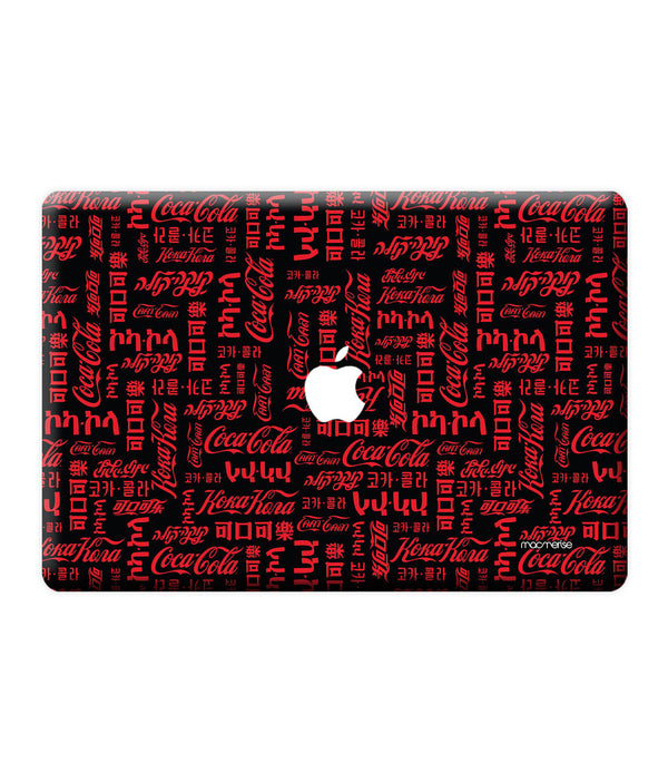 Coke Script - Skins for Macbook Pro Retina 13"By Sleeky India, Laptop skins, laptop wraps, Macbook Skins