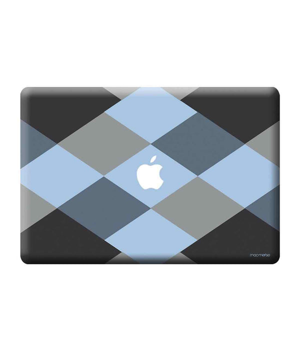 Criss Cross Blugrey - Skins for Macbook Pro Retina 13"By Sleeky India, Laptop skins, laptop wraps, Macbook Skins