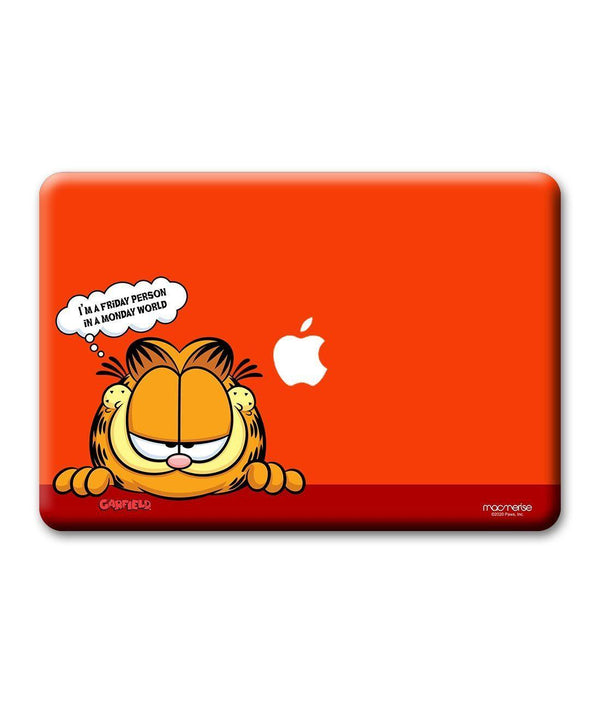 Friday Garfield - Skins for Macbook Air 13" (2012-2017)By Sleeky India, Laptop skins, laptop wraps, Macbook Skins