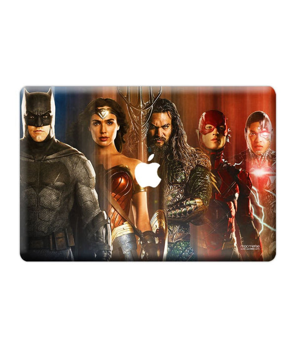 Justice League Assembles - Skins for Macbook Pro Retina 15"By Sleeky India, Laptop skins, laptop wraps, Macbook Skins