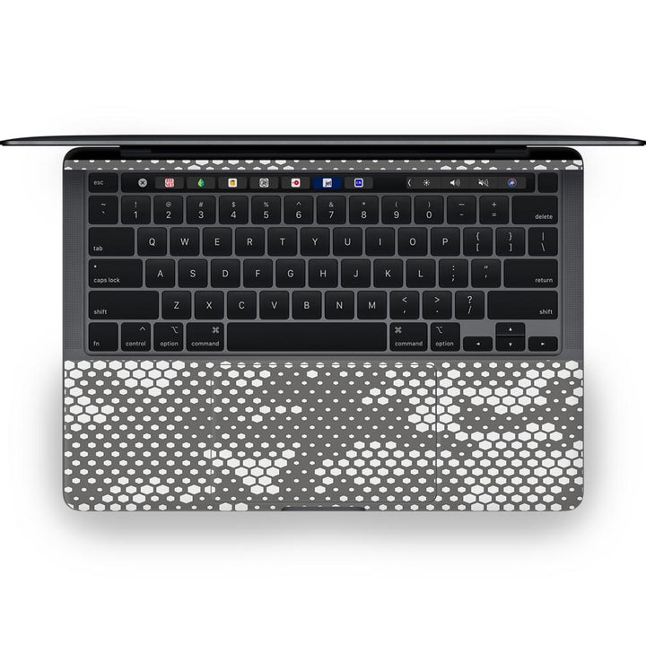 White Hive Camo - MacBook Skins