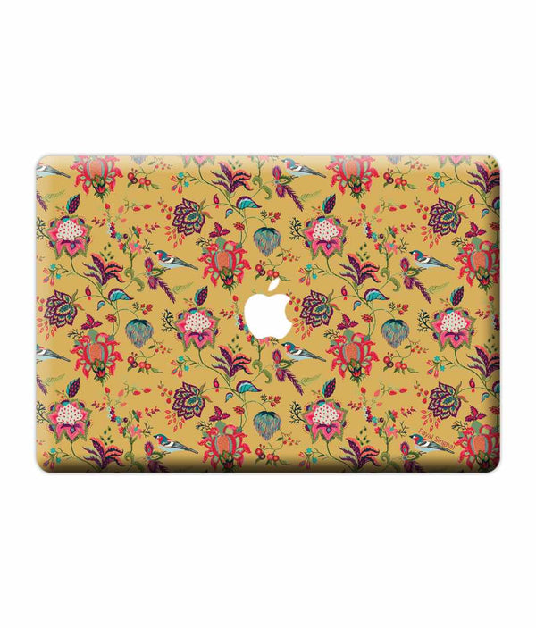 Payal Singhal Chidiya Mustard - Skins for Macbook Pro Retina 13"By Sleeky India, Laptop skins, laptop wraps, Macbook Skins