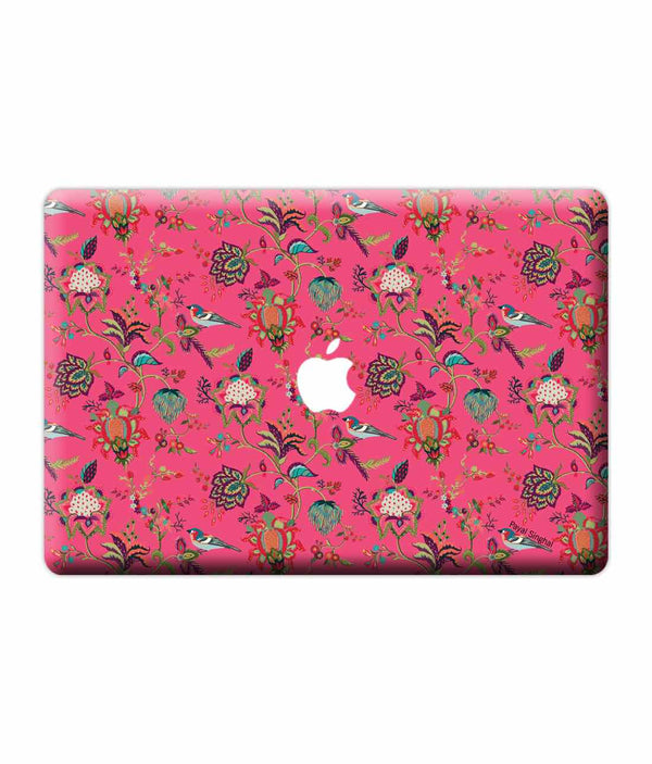 Payal Singhal Chidiya Pink - Skins for Macbook Air 13" (2012-2017)By Sleeky India, Laptop skins, laptop wraps, Macbook Skins