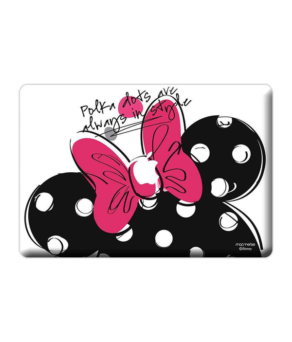 Polka Minnie - Skins for Macbook Pro Retina 15"By Sleeky India, Laptop skins, laptop wraps, Macbook Skins