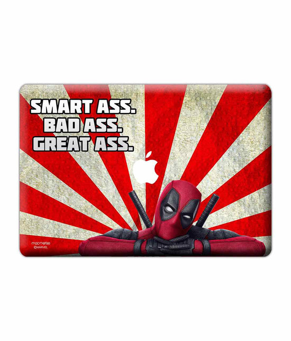 Smart Ass Deadpool - Skins for Macbook Air 13" (2012-2017)By Sleeky India, Laptop skins, laptop wraps, Macbook Skins