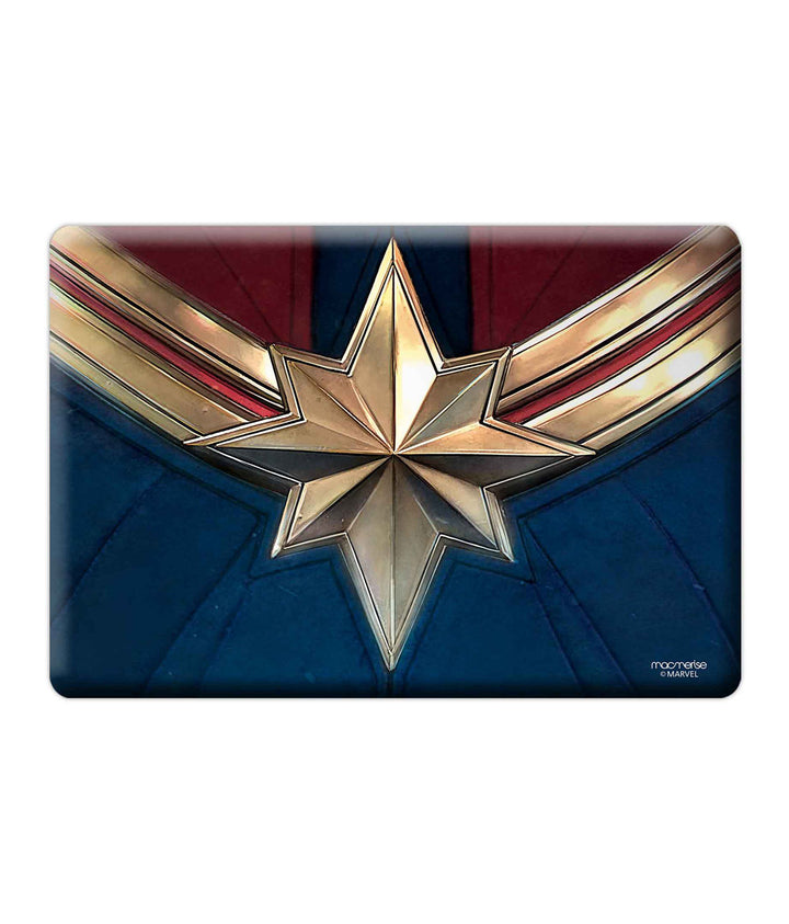 Suit Up Captain Marvel - Skins for Macbook Pro Retina 15"By Sleeky India, Laptop skins, laptop wraps, Macbook Skins