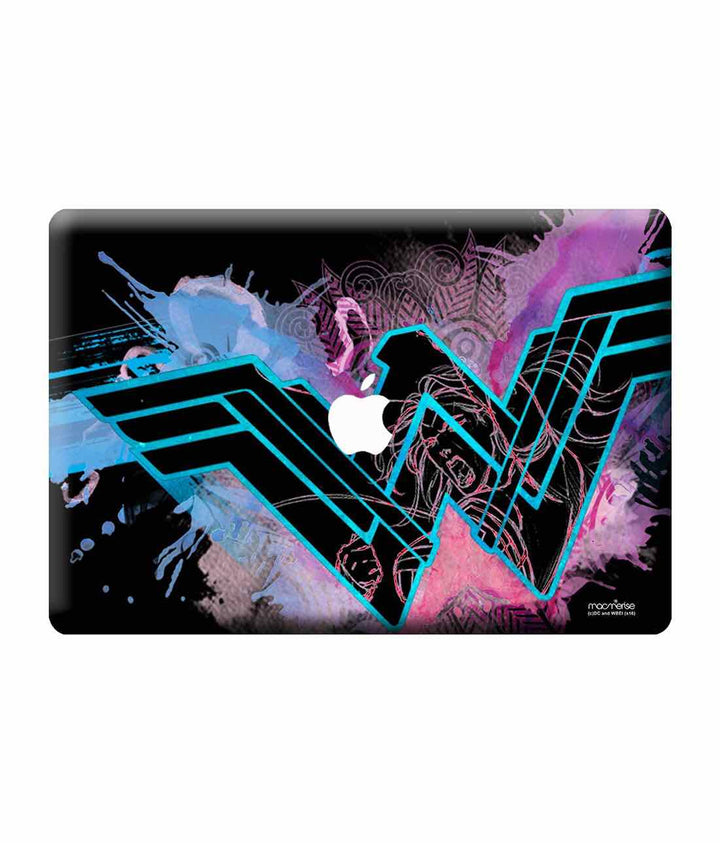 Wonder Woman Splash - Skins for Macbook Pro Retina 13"By Sleeky India, Laptop skins, laptop wraps, Macbook Skins