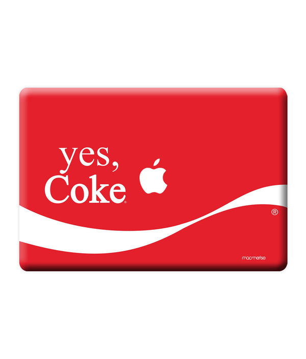 Yes Coke - Skins for Macbook Air 13" (2012-2017)By Sleeky India, Laptop skins, laptop wraps, Macbook Skins