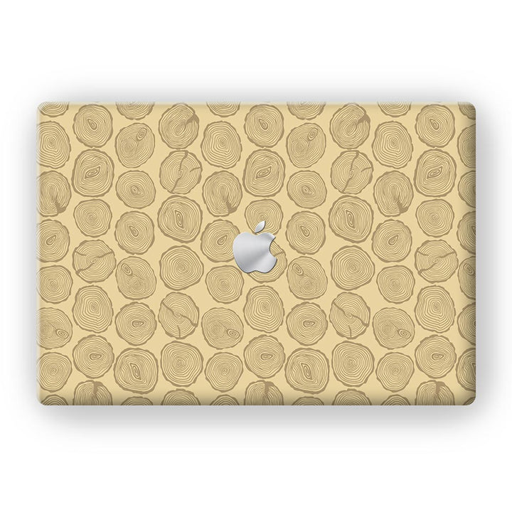 Wood rings - MacBook Skins