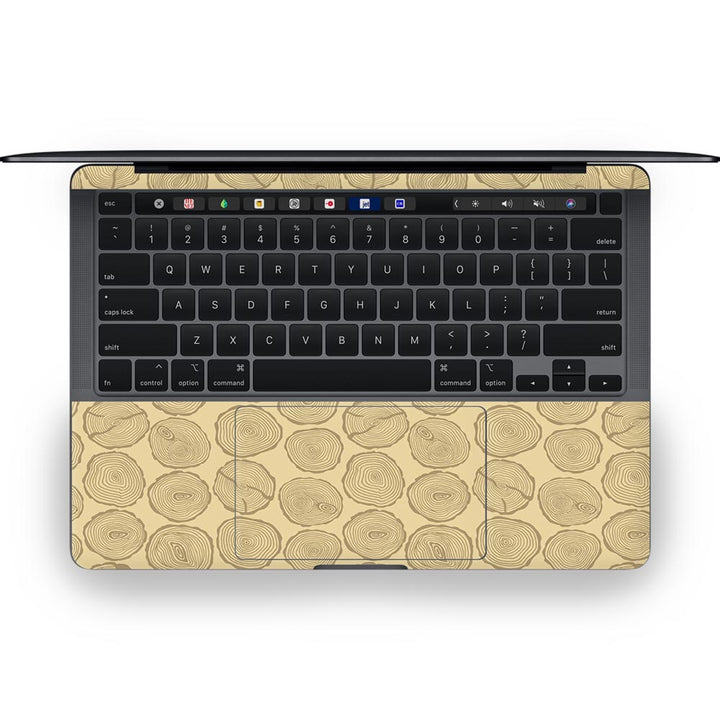 Wood rings - MacBook Skins