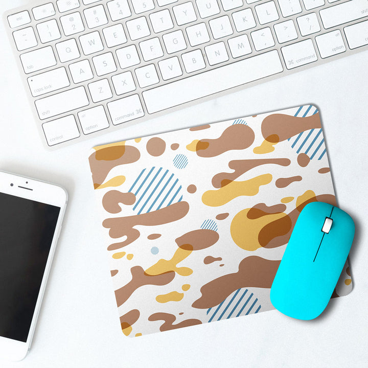 Yellow Modern Camo - Mousepad