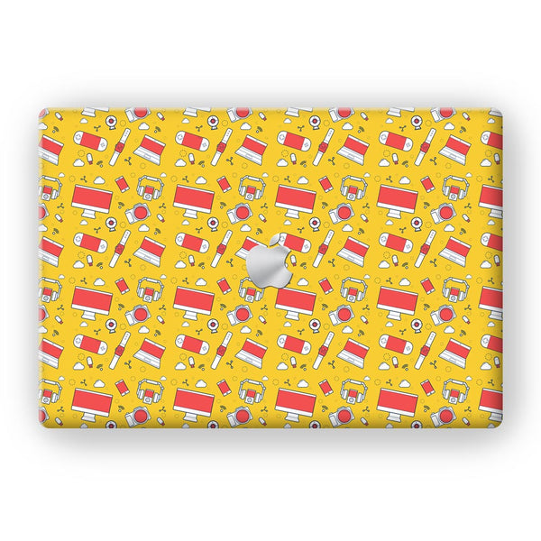 Yellow Gadget - MacBook Skins