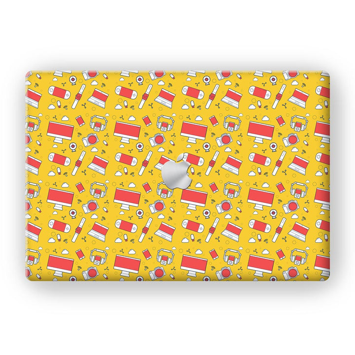 Yellow Gadget - MacBook Skins