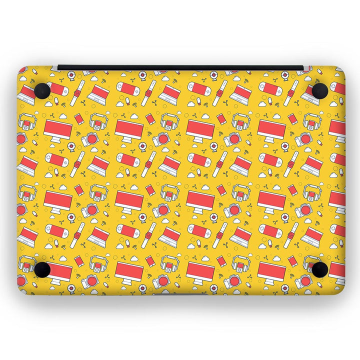 Yellow Gadget - MacBook Skins