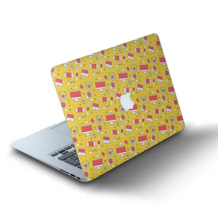 Yellow Gadget - MacBook Skins