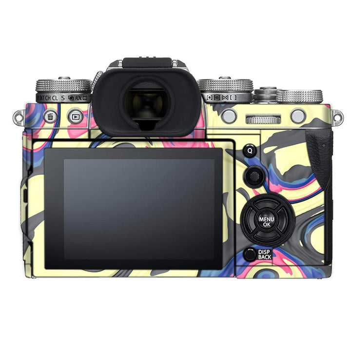 Yellow Liquid Marble - FujiFilm Camera Skin