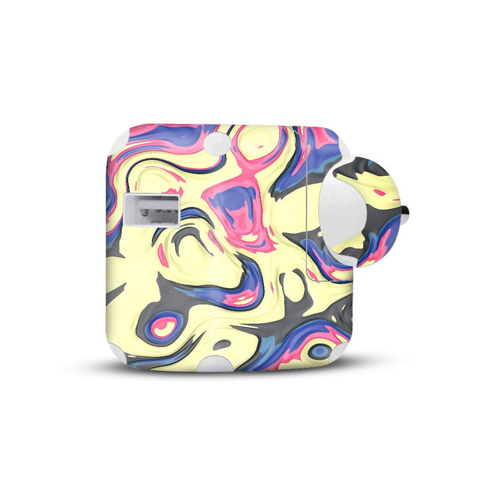 Yellow Liquid Marble - Apple 2019 10W Charger skin