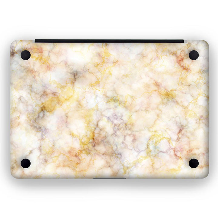 Yellow Marble - MacBook Skins