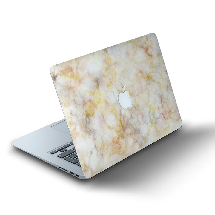 Yellow Marble - MacBook Skins