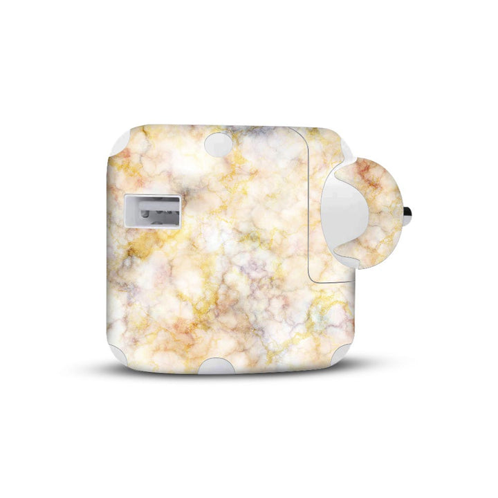 Yellow Marble - Apple 2019 10W Charger skin