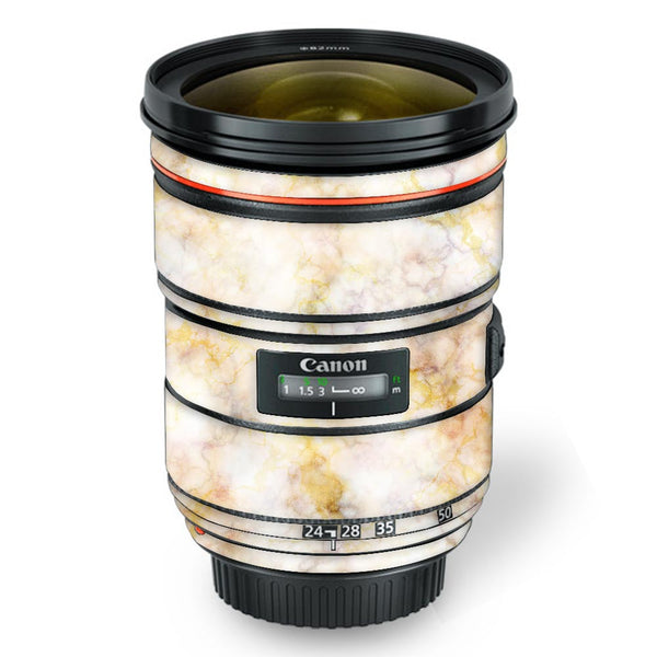 Yellow Marble - Canon Lens Skin