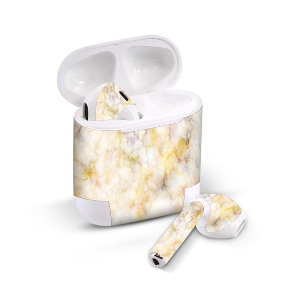 Yellow Marble - Airpods 1/2/3 Skin