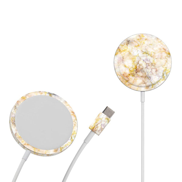 Yellow marble - Apple Magsafe Skin