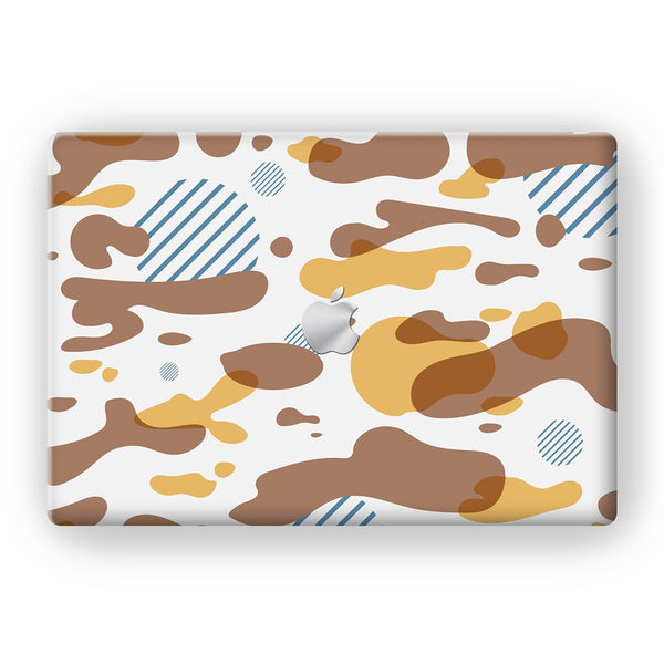 Yellow Modern Camo - MacBook Skins