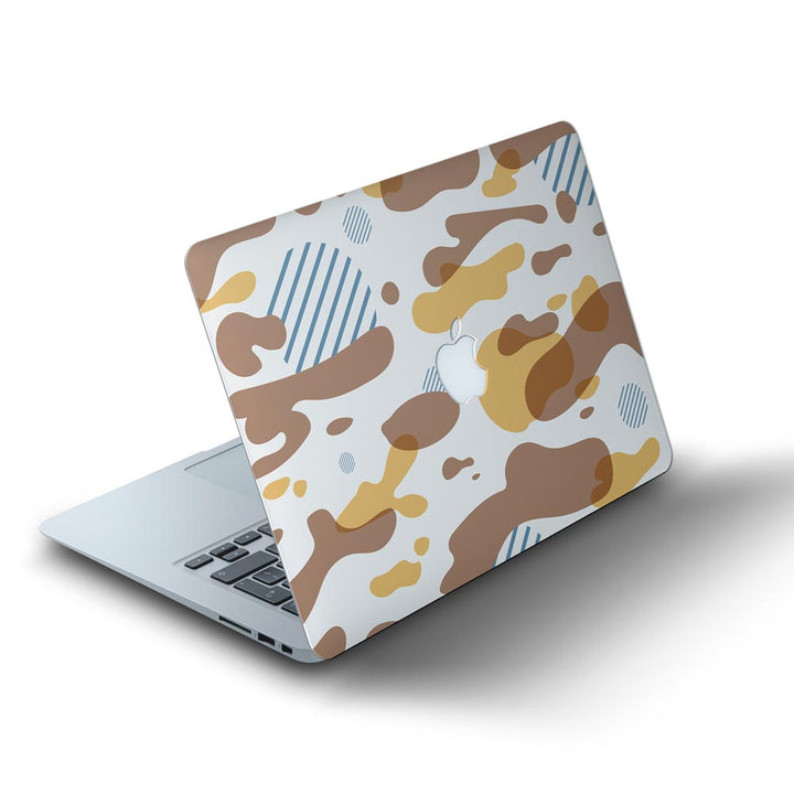 Yellow Modern Camo - MacBook Skins