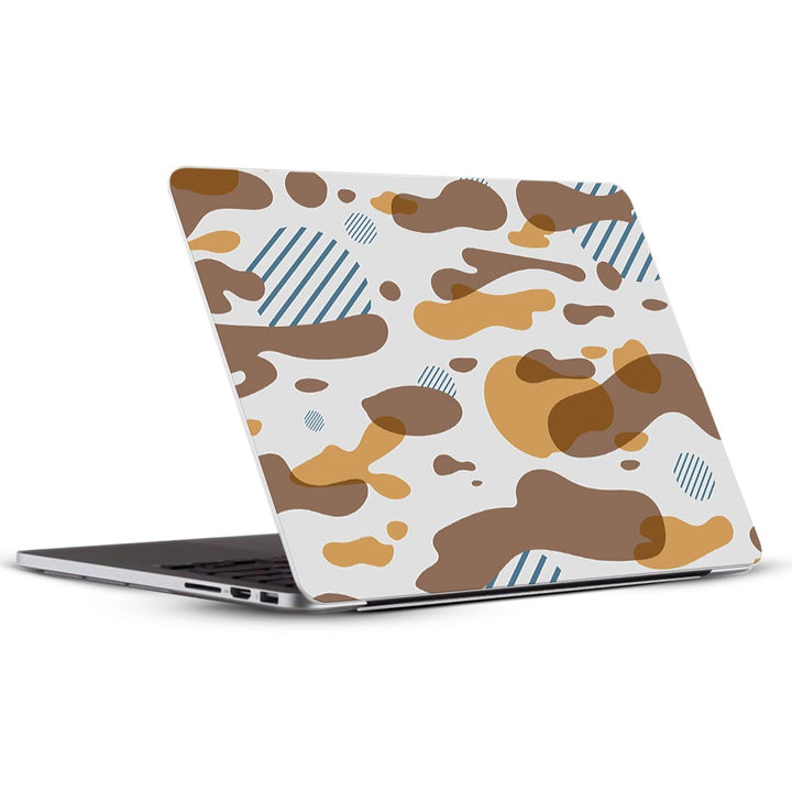 Yellow Modern Camo - Laptop Skins