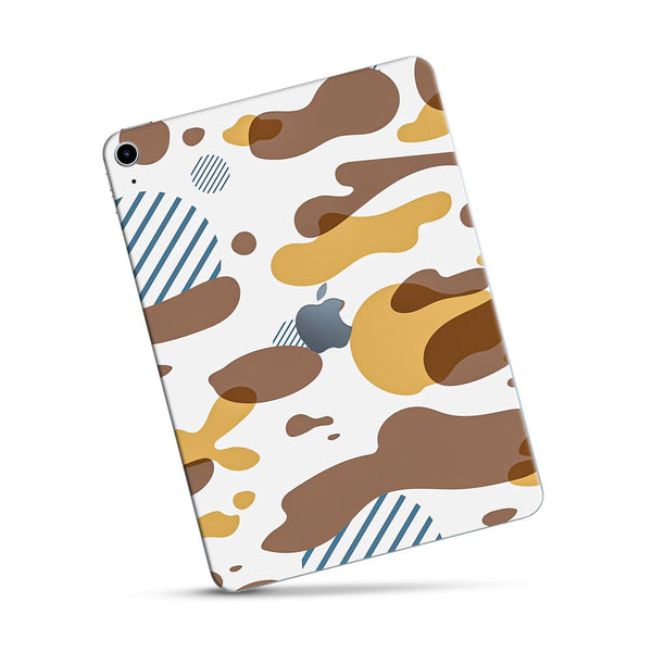 Yellow Modern Camo - Apple Ipad Skin