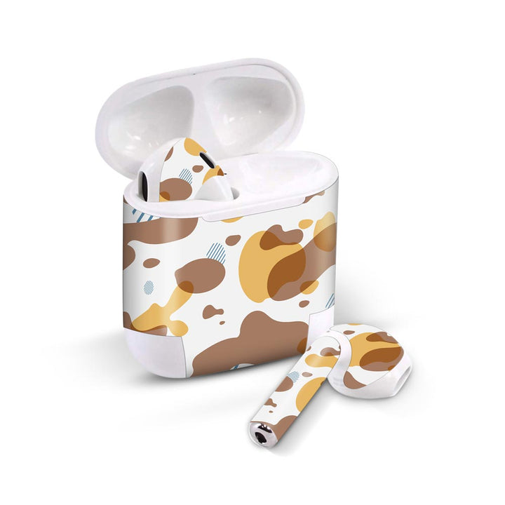 Yellow Modern Camo - Airpods 1/2/3 Skin