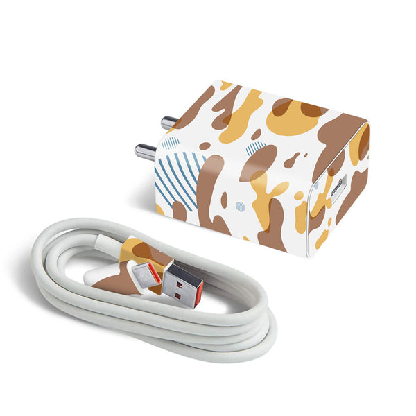 Yellow Modern camo - MI 22.5W & 33W Charger Skin