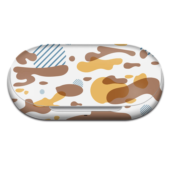 Yellow Modern Camo - Oneplus Buds Z2 Skin