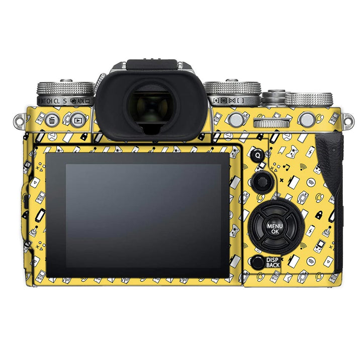 Yellow Retro - FujiFilm Camera Skin