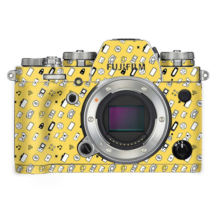 Yellow Retro - FujiFilm Camera Skin