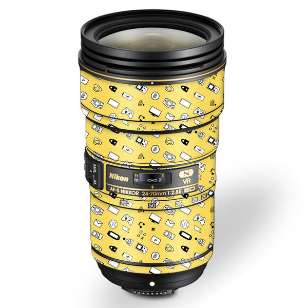 Yellow Retro - Nikon Lens Skin
