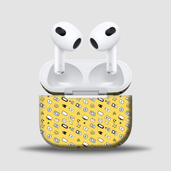 Yellow Rate - Skins for AirPods 3 By Sleeky India