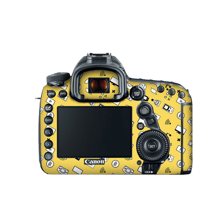 Yellow Retro - Canon Camera Skins