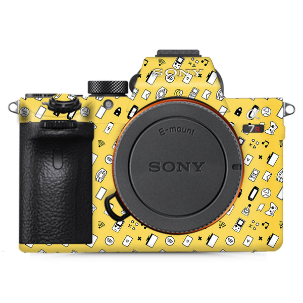 yellow Retro - Sony Camera Skins