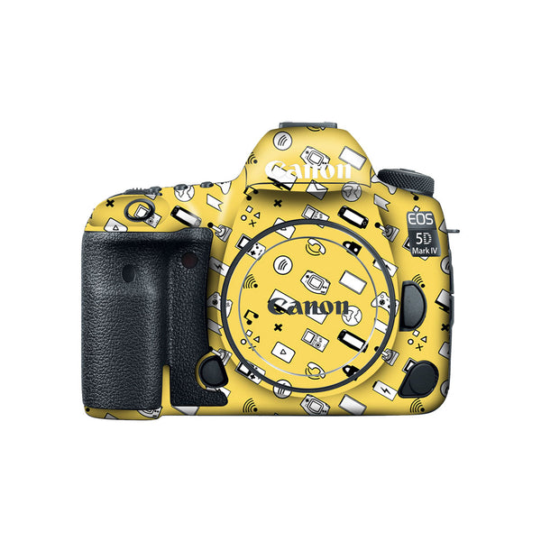 Yellow Retro - Canon Camera Skins