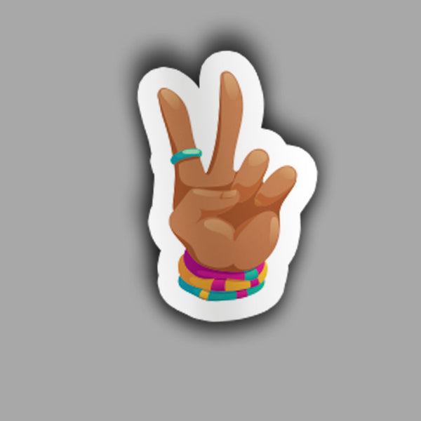 Peace hand sign - Sticker