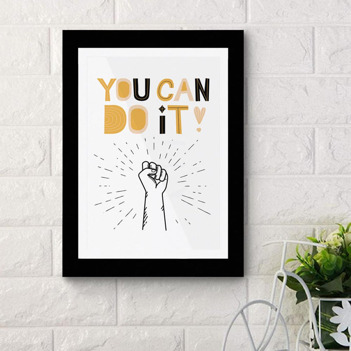 You Can Do It 01 - Framed Poster