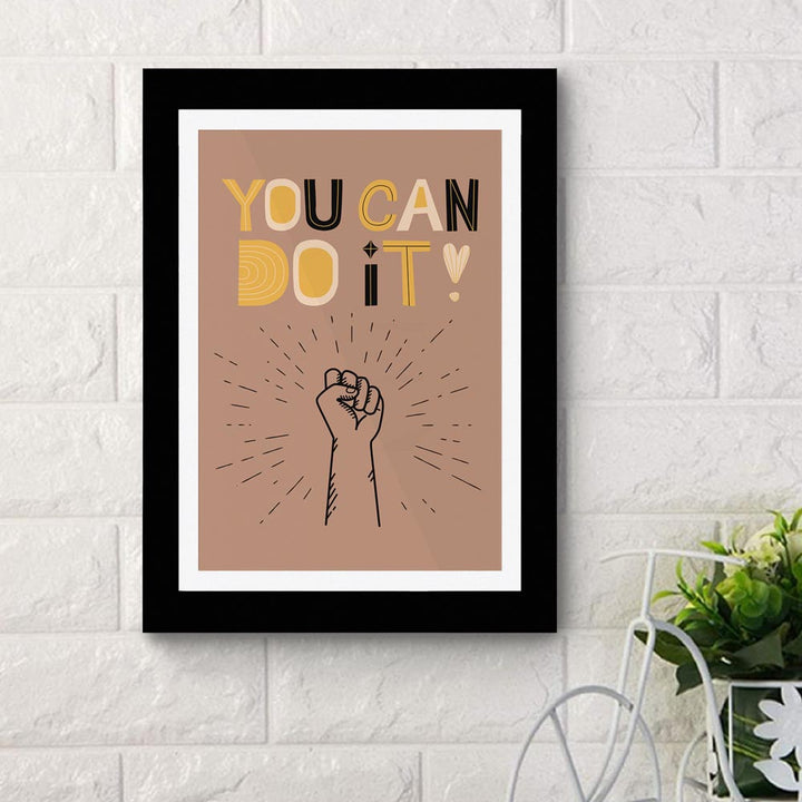 You Can Do It 02 - Framed Poster