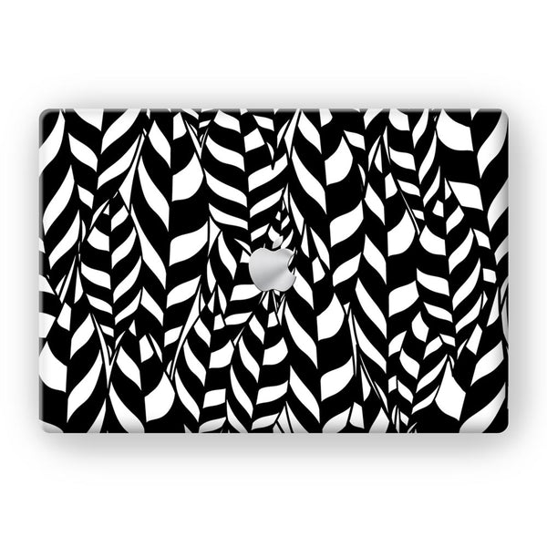 Zebra Leaf Print - MacBook Skins
